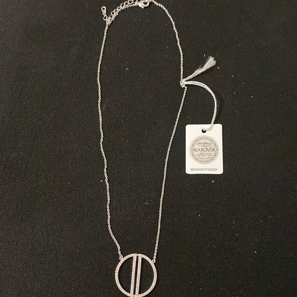 Nic & Syd Silver Necklace Swarovski Crystals approx. 16”Adjustable chain clasp - Picture 7 of 12